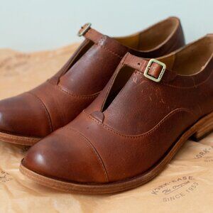 Kork-Ease Niseda -- Cognac Brown Leather Women's Shoes -- 6.5M NEW